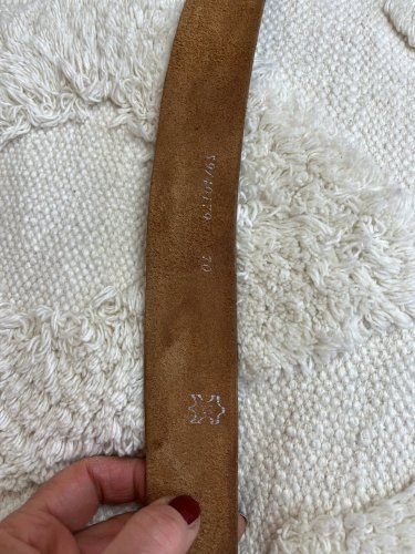 Kožený pásek Made in Germany 100 % kůže