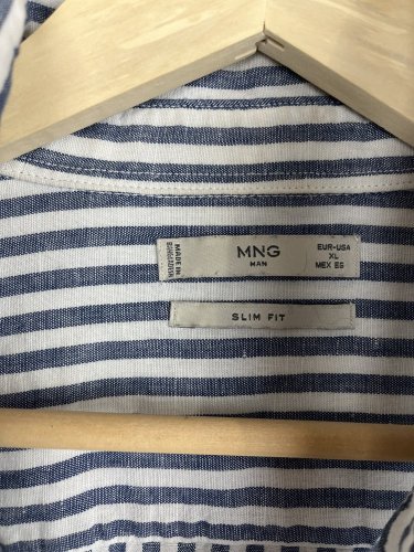 Pánská košile Mango 59 % len 41 % bavlna