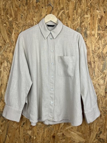 Oversize košile ZARA 55 % len 45 % viskoza