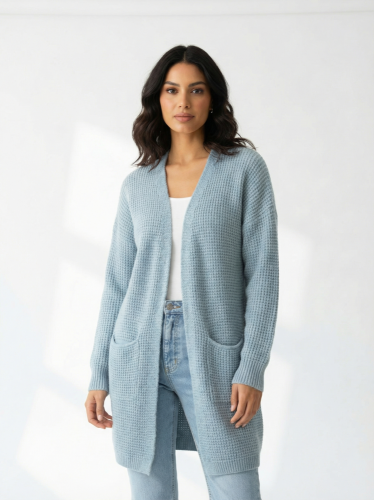 Prodloužený kardigan Riccovero 45 % vlna 33 % kid mohér