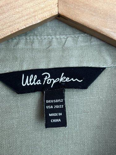Oversize košile Ulla Popken 100 % len