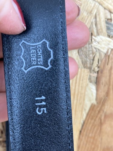 Pánský kožený pásek Made in Germany 100 % kůže