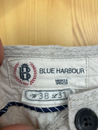 Pánské kalhoty Blue Harbour 100 % len