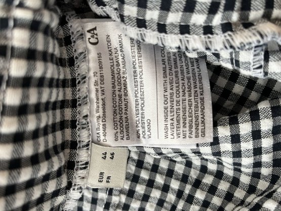 Široké kalhoty C&A 60 % bavlna