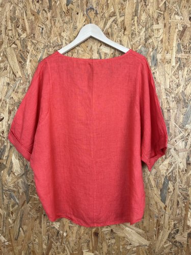 Oversize tunika Made in Italy 100 % len