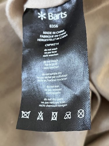 Kožený vak Barts 50 % bavlna 50 % kůže