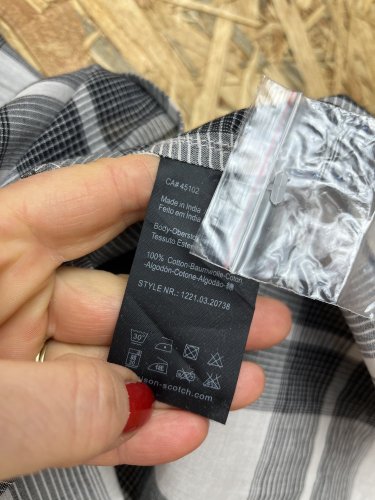Bavlněná košile Maison Scotch 100 % bavlna