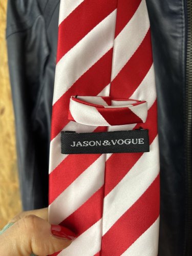 Hedvábná kravata Jason & Vogue 100 %  hedvábí