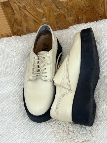 Kožené boty ZARA 100 % kůže