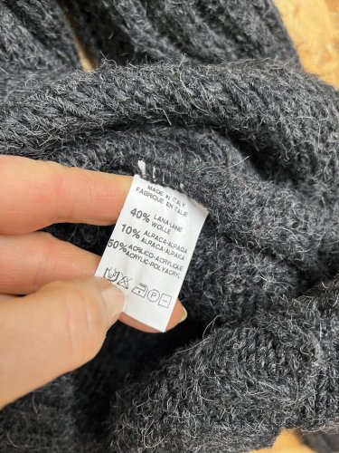 Pánský kardigan In Men 40 % vlna 10 % alpaka