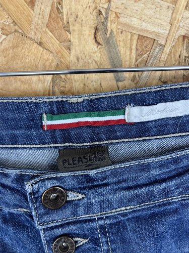 Skinny džíny Please s podílem bavlny a elastanu
