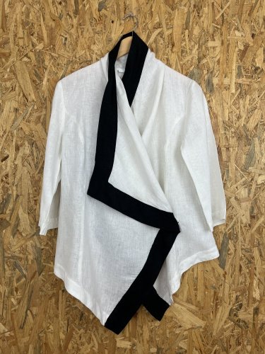 Lněné kimono Made in Italy 100 % len