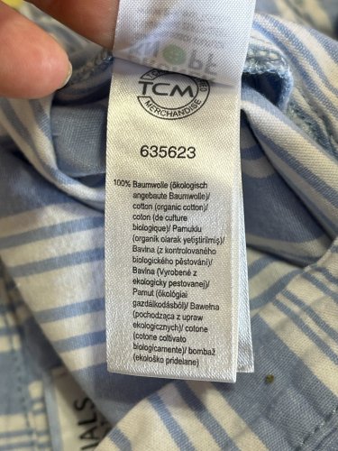 Široké kalhoty TCM 100 % bio bavlna