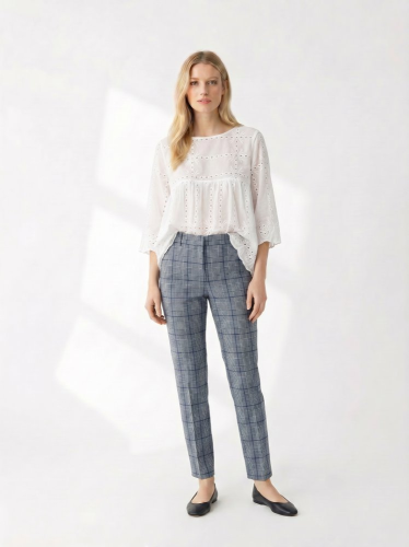 Elegantní kalhoty Banana Republic 54 % bavlna 41 % viskoza