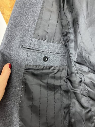 Vlněné sako Jack&Jones 50 % vlna 50 % polyester