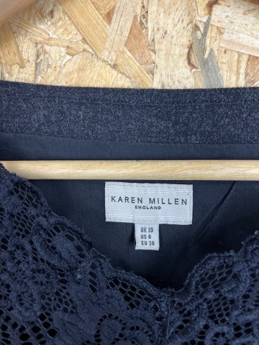 Zateplené šaty Karen Millen 70 % vlna