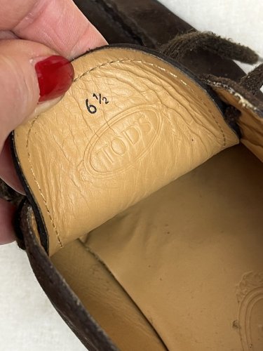 Kožené boty TOD´S 100 % kůže