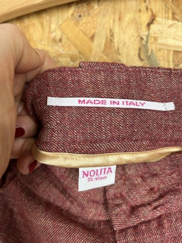Sukně Made in Italy 50 % bavlna 34 % vlna