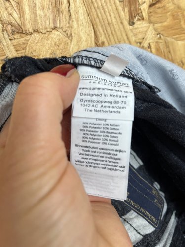 Široké kalhoty Summum Woman 10 % bavlna