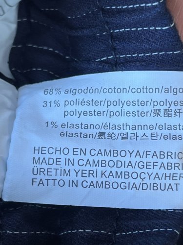 Zánovní námořní kalhoty Pull&Bear 68 % bavlna