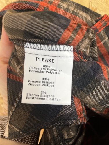 Kalhoty Please 66 % polyester 33 % viskoza
