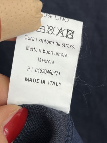Námořní tunika Mentore 100 % len a 100 % bavlna