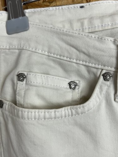 Pánské kalhoty Versace 97 % bavlna