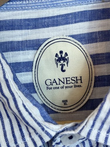 Pánská košile Ganesh 100 % len