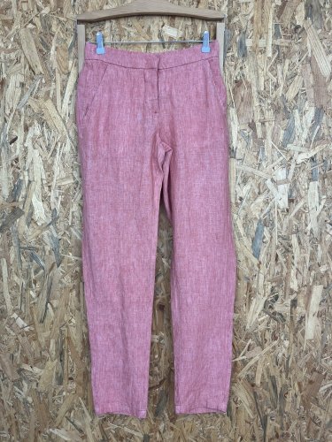 Lněné kalhoty Made in Italy s podílem lnu