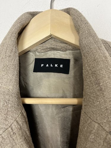 Pánský lněný kabát Falke 100 % len