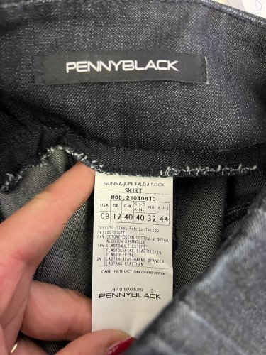 Riflová sukně Penny Black 84 % bavlna