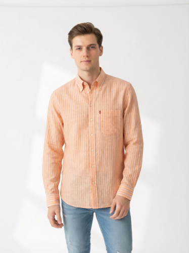 Pánská košile Wappen 65 % len 35 % bavlna