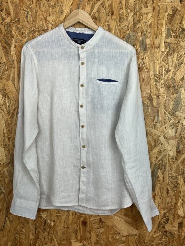 Pánská košile Cotton&Slk 100 % len