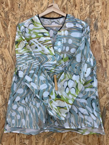 Nadčasová tunika Marc Cain 70 % bavlna 30 % hedvábí