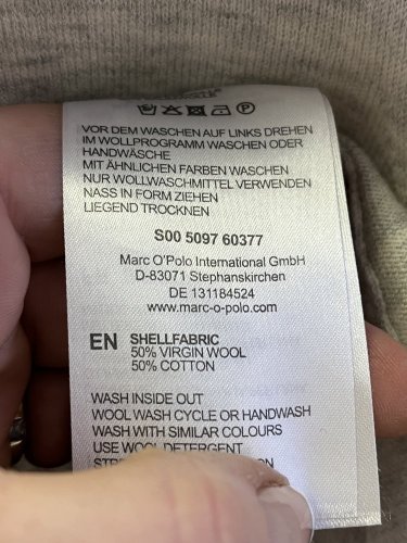 Oversize svetr Marc O`Polo 50 % vlna 50 % bavlna