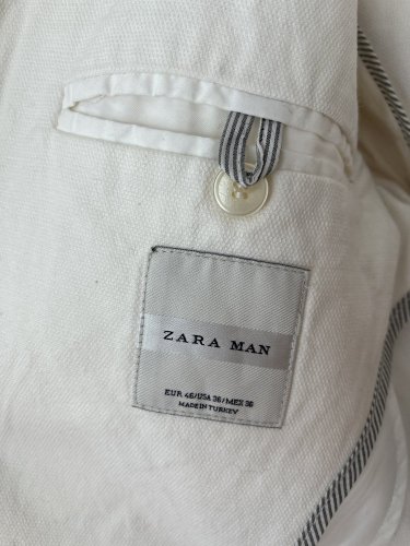 Pánské sako ZARA 100 % bavlna