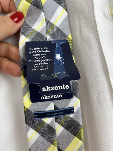 Hedvábná kravata Akzente 100 % hedvábí