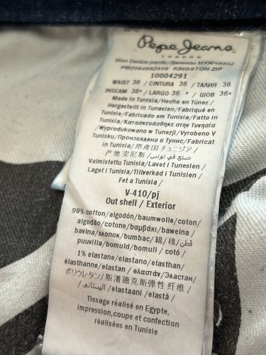 Džíny Pepe Jeans 35 % bavlna 65 % polyester