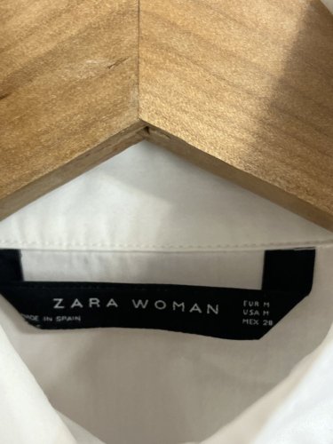 Bavlněná košile ZARA s podílem bavlny a elastanu