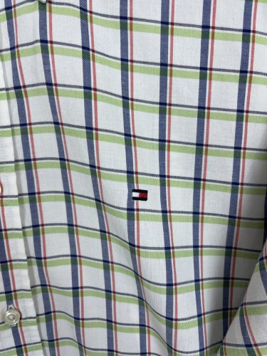 Kostkovaná košile Tommy Hilfiger 100 % bavlna