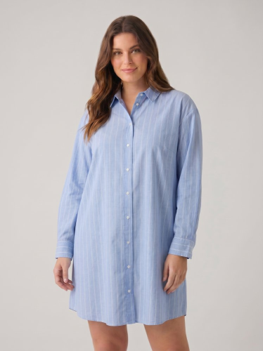 Košilové šaty H&M 100 % bavlna
