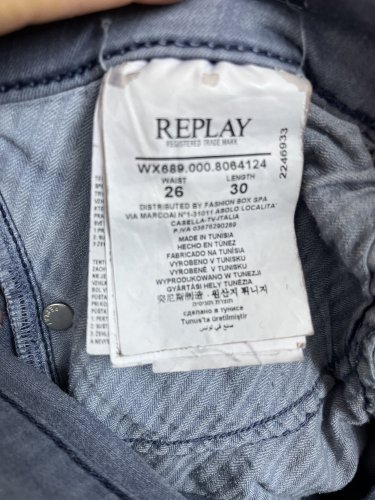 Skinny džíny Replay 91 % bavlna