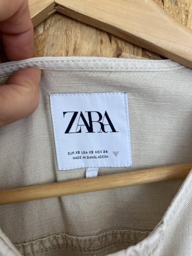 Přírodní overal ZARA s podílem bavlny a lnu