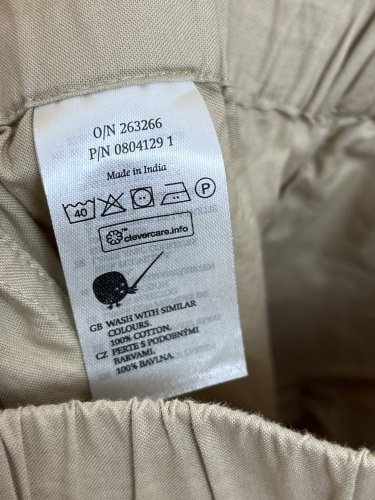 Široké kalhoty Monkl 100 % bavlna