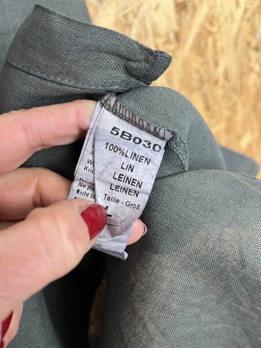 Lněné šaty Made in Italy 100 % len