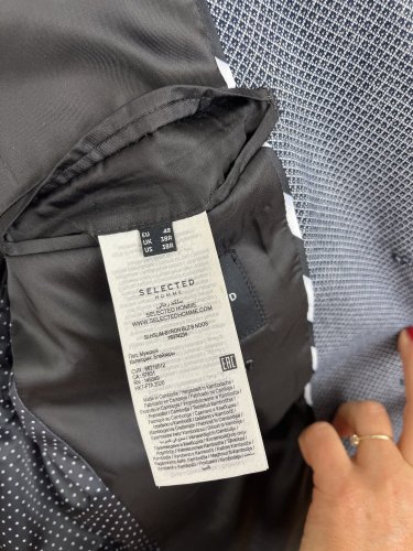 Pánské sportovní sako Selected Homme 85 % polyester 15 % viskoza