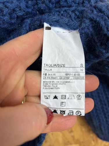 Vlněný rolák Benetton 50 % vlna