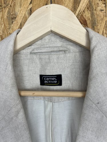 Pánské sako Camel 50 % len 50 % bavlna