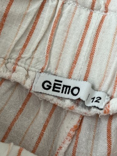 Dětké kalhoty Gemo 55 % len 45 % viskoza