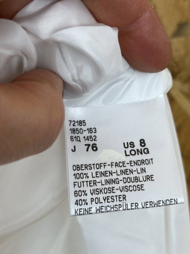 Lněná sukně Bogner 100 % len